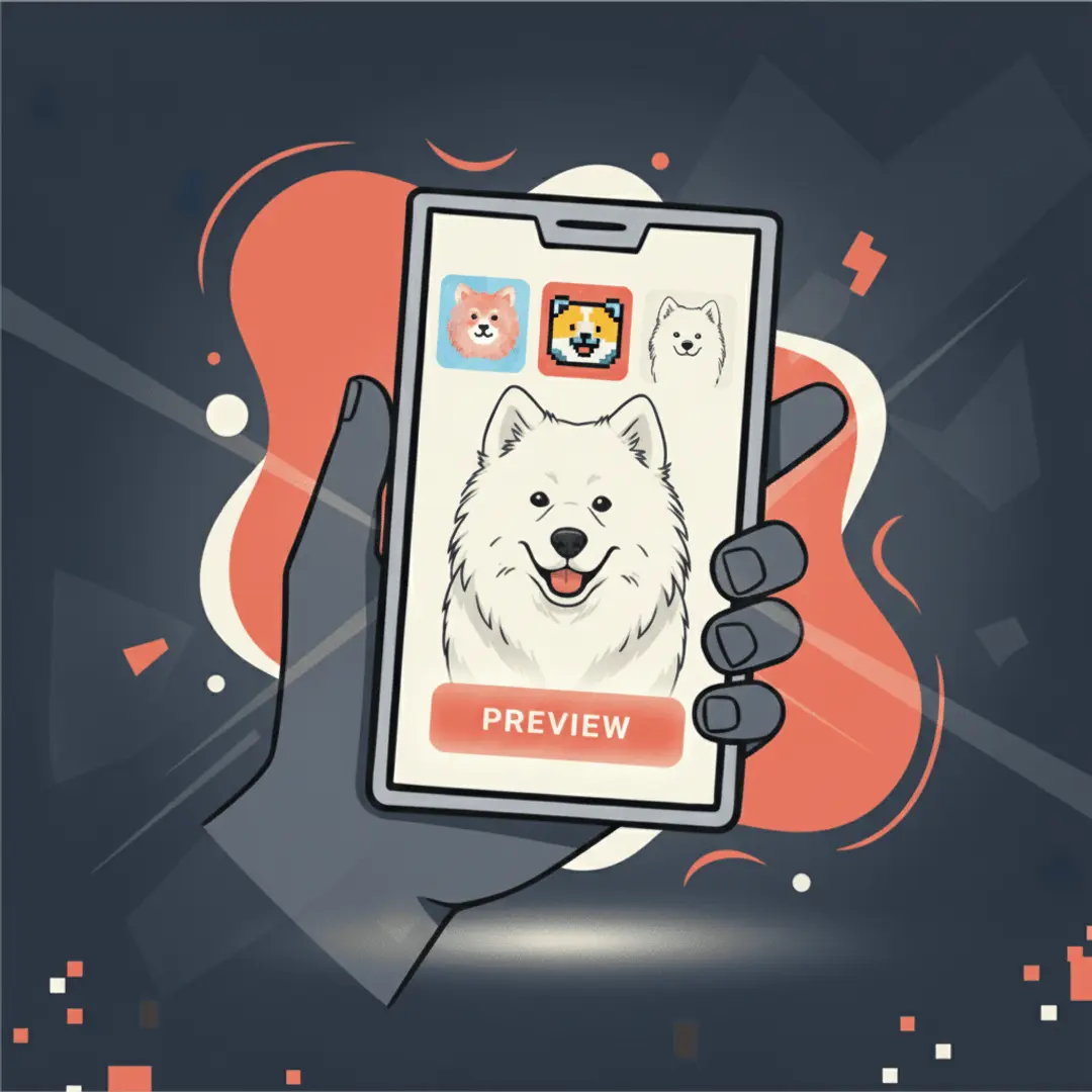 AI creates your portrait