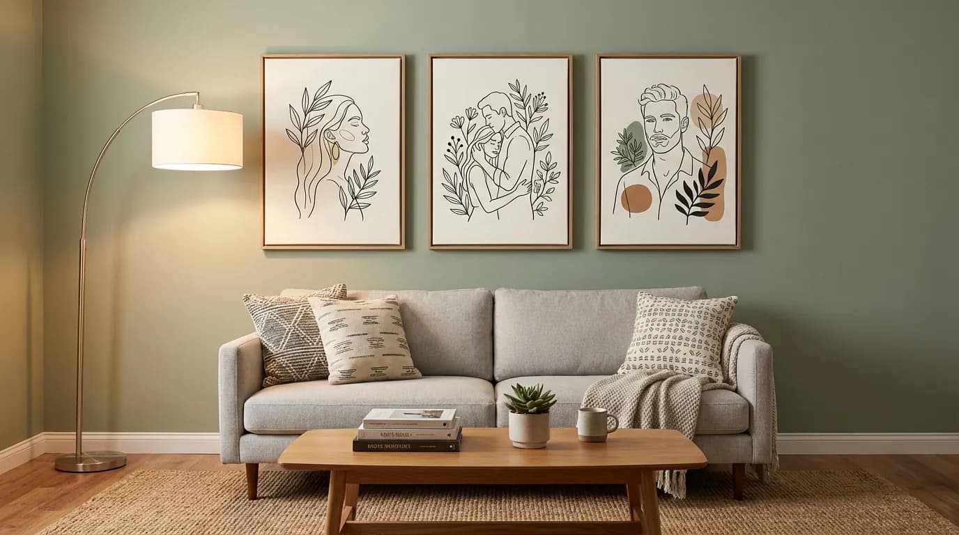 Gallery wall display