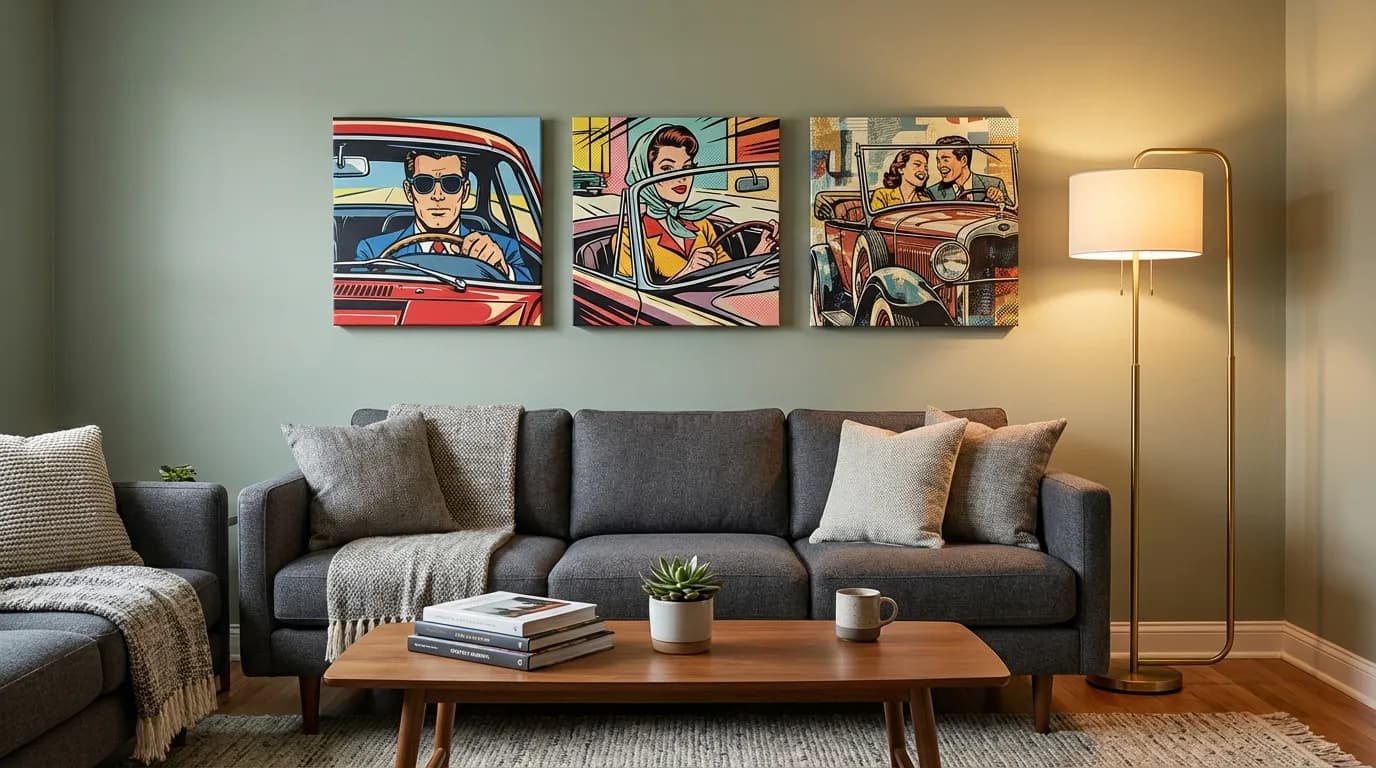 Gallery wall display