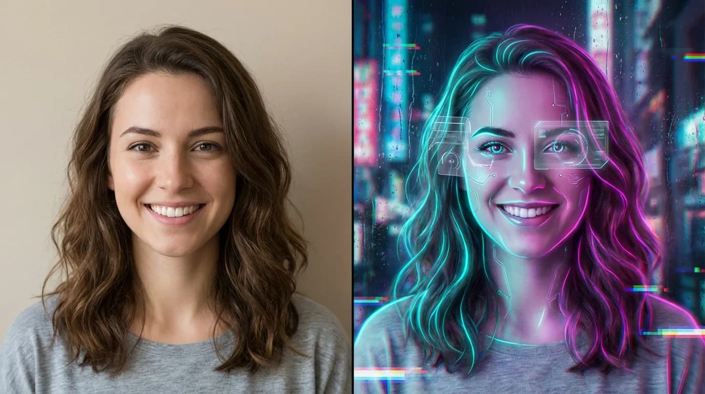 Before and after transformation