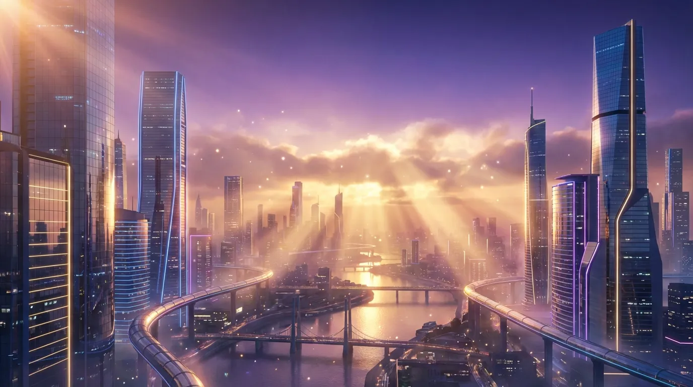 Digital portrait art background with modern cinematic lighting