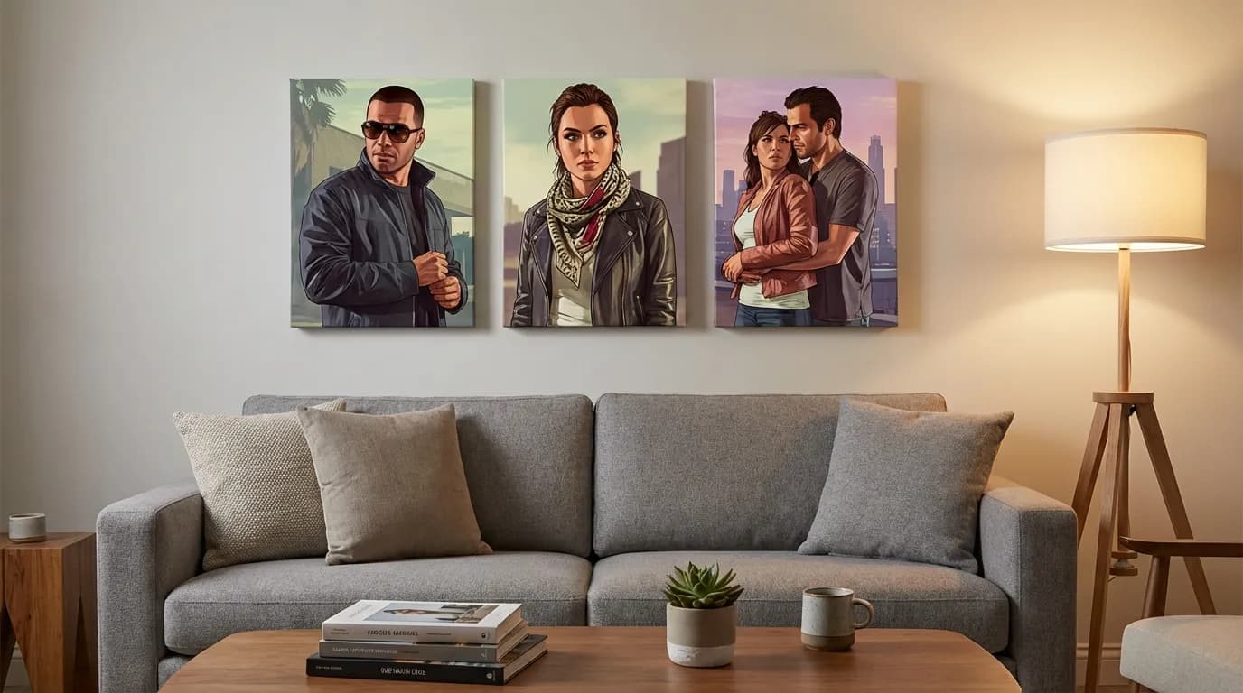 Gallery wall display