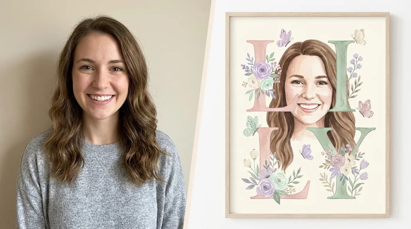 Before and after transformation