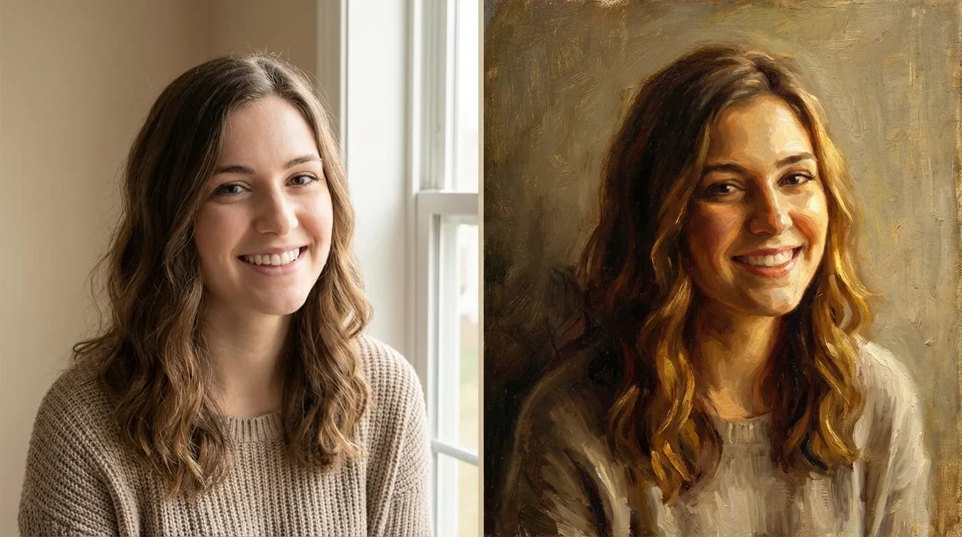 Before and after transformation