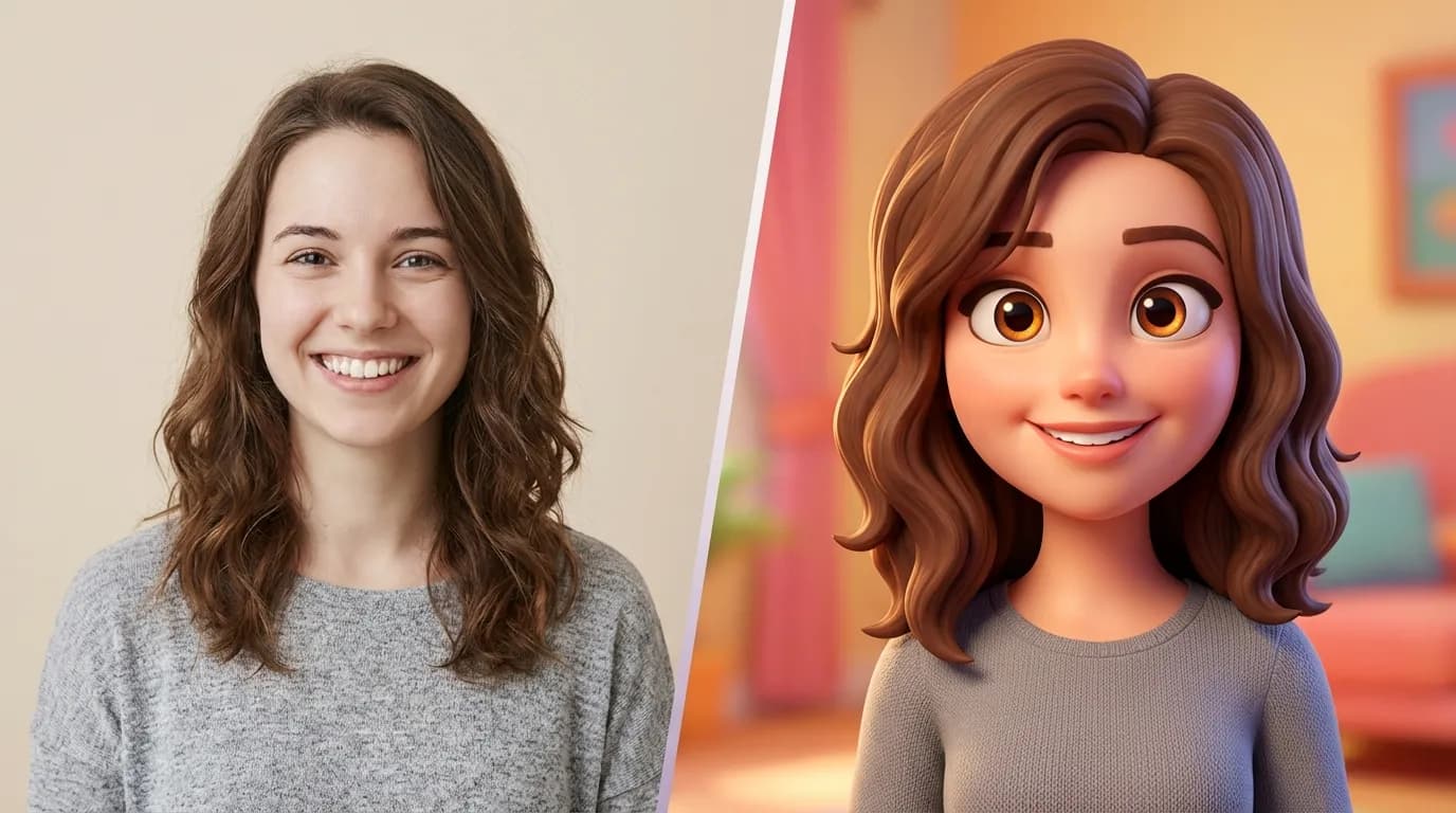 Before and after transformation