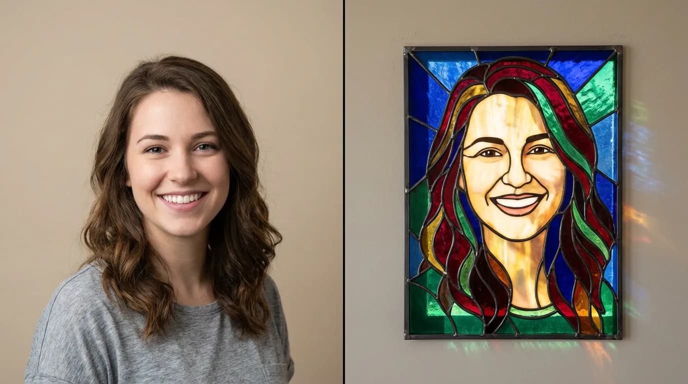 Before and after transformation