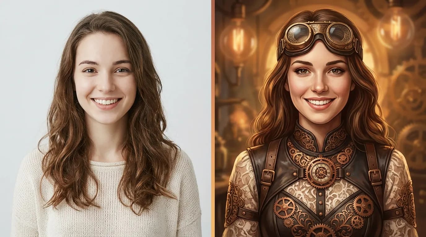 Before and after transformation