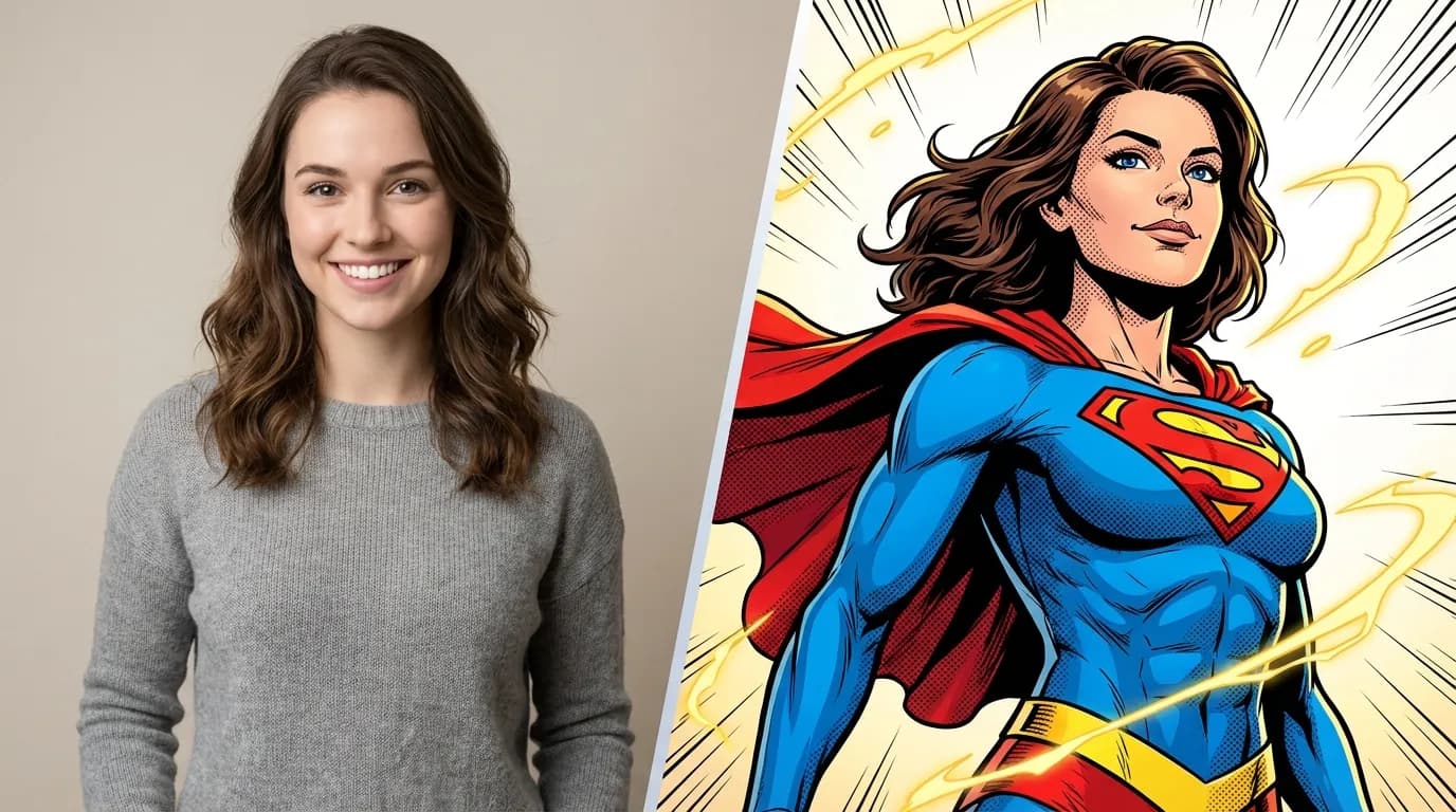 Before and after transformation