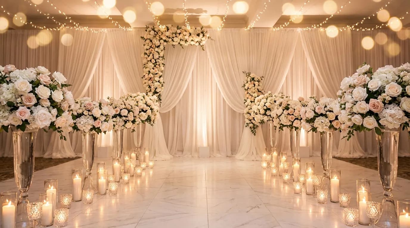 Wedding line art portrait background